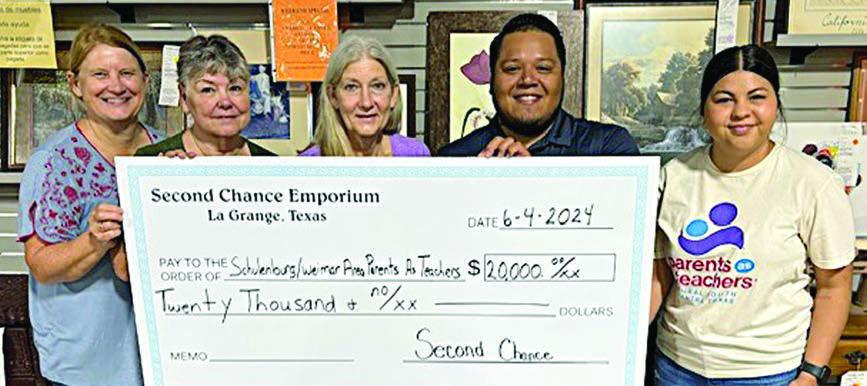 Second Chance donates $20,000 to Parents As Teachers